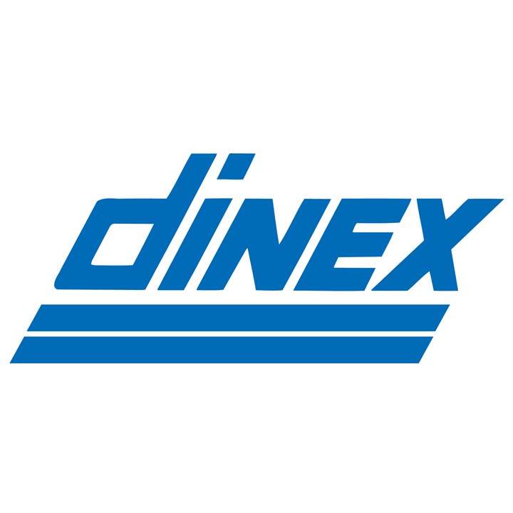 DINEX logo.