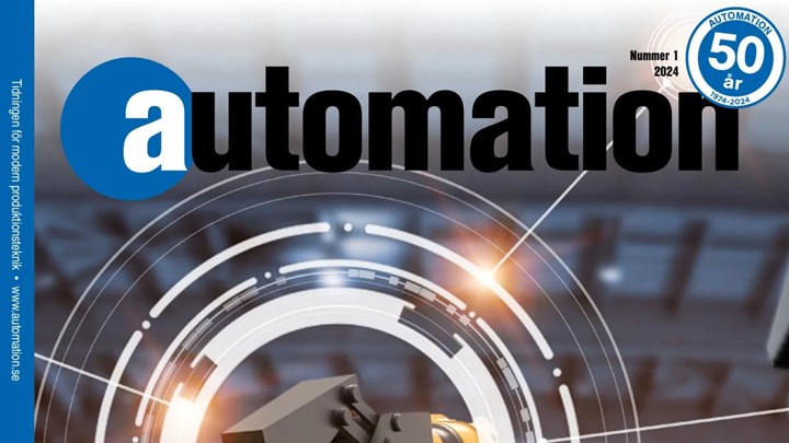 Forsiden af magasinet "Automation"
