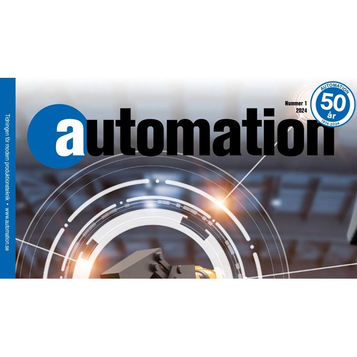 Forsiden af magasinet "Automation"
